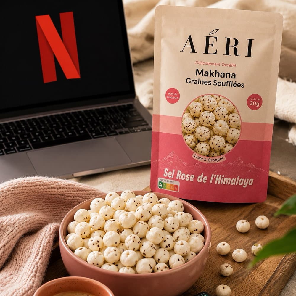 Healthy snack for Netflix nights with AÉRI